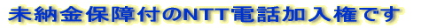 ���[���ۏ�t��NTT�d�b�������ł�  